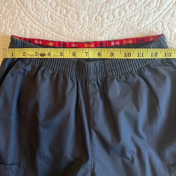Dickies Scrub Work Set 2 Piece Women’s Small Gray Stretch Band Pants Pockets - Picture 10 of 17